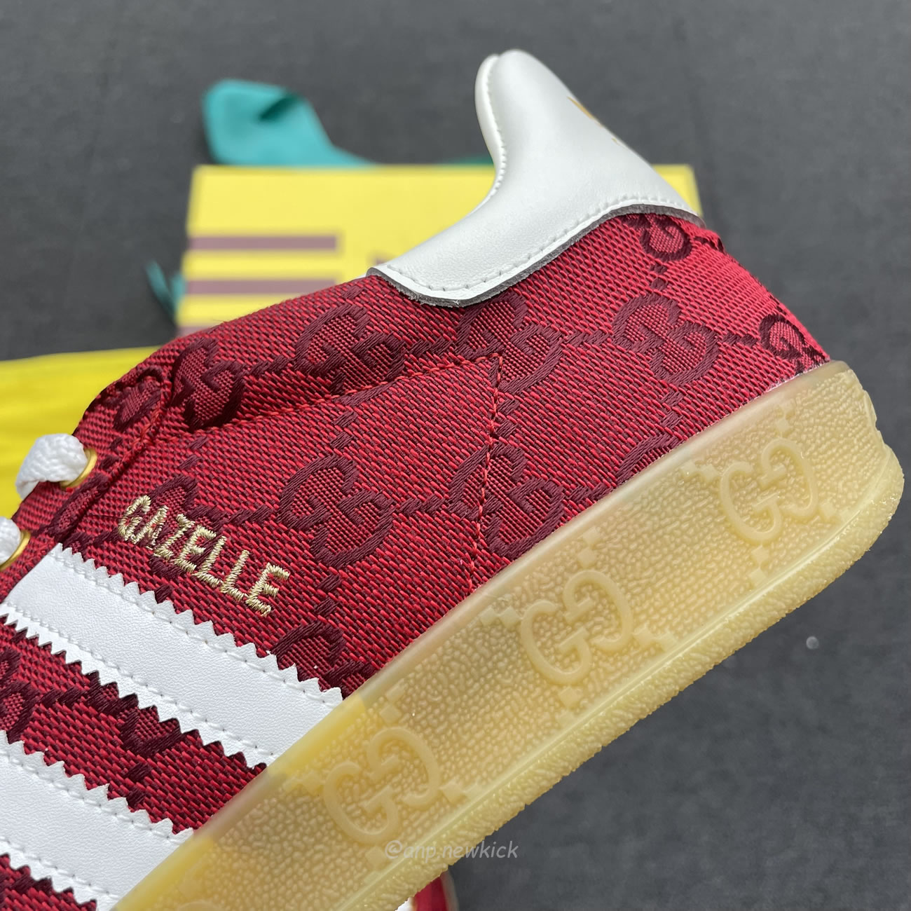 Adidas X Gucci Gazelle Original Gg Red 737967 Faaw3 6451 (8) - www.newkick.vip